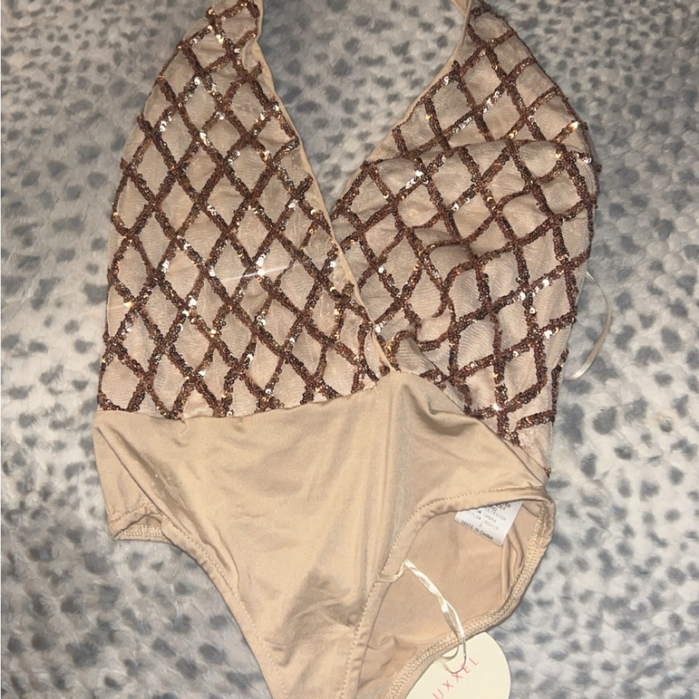 Glamour sequin small bodysuit
